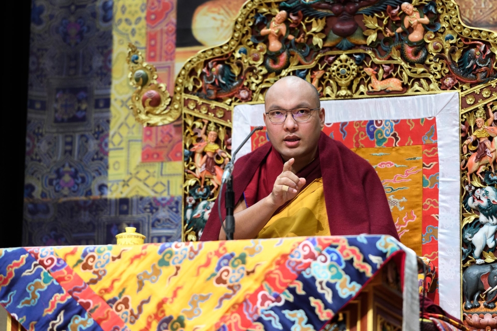 Karmapa teaching on Mind Training