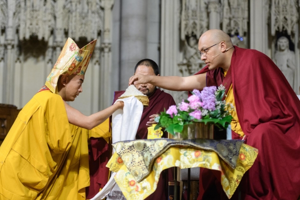 Mingyur Rinpoche and Karmapa