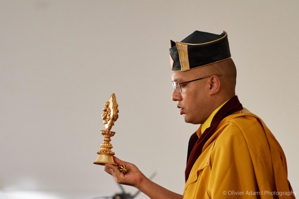 Karmapa wearing hat